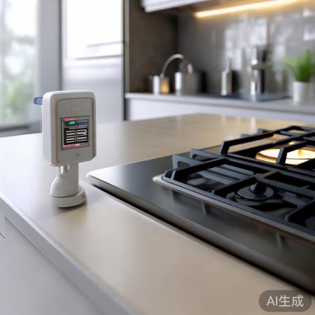 燃气灶旁感应器，操作简便，省心
