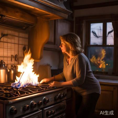 燃气灶安全提醒：定期检查火苗，