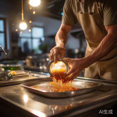 食醋泡油网,轻松洗油烟。