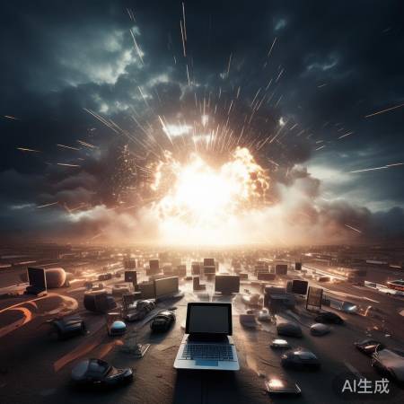 电磁脉冲破坏电子设备