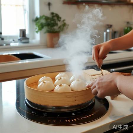 集成灶蒸馒头，揭秘电量秘密