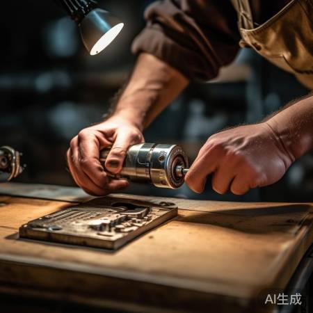 安装机械锁，确保对齐。