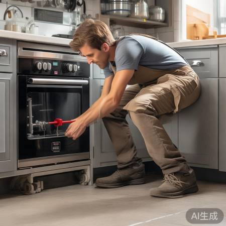 关闭电源水阀，拆下进水管。