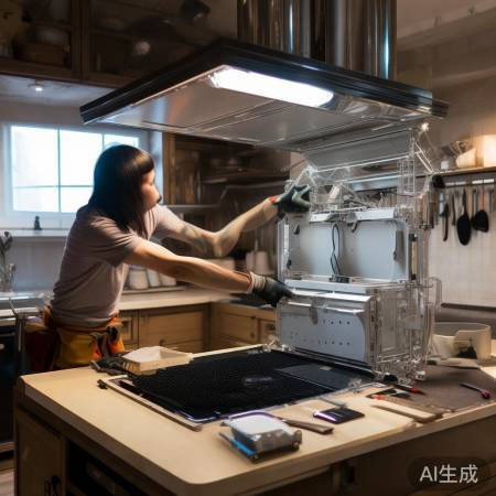 中燃宝侧吸油烟机拆解教程，轻松