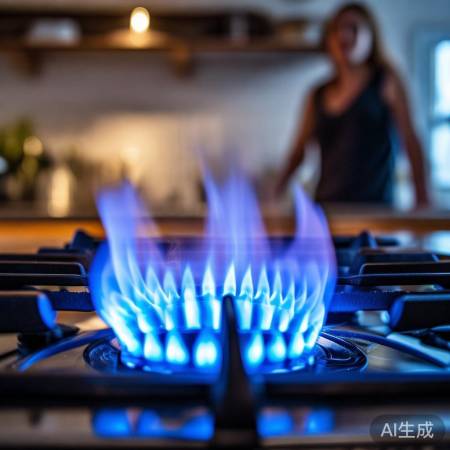燃气灶火焰变黄,调整风门保健康