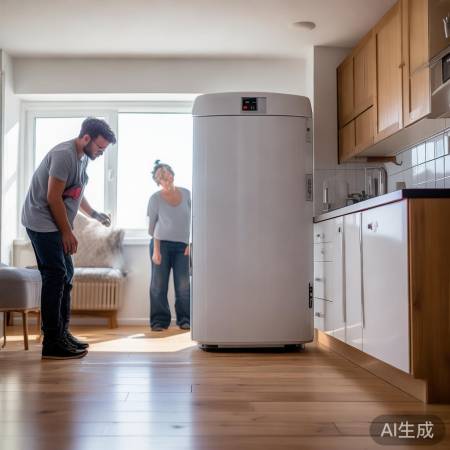 安装热水器，选位放稳。