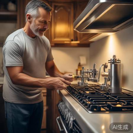 调节阀门或联系维修燃气