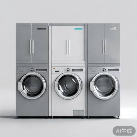 热门滚筒洗衣机柜推荐：XX简约
