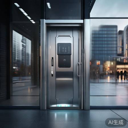 高科技智能防盗门,安全生活新选