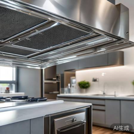 油烟机过滤网，活性炭与金属对比