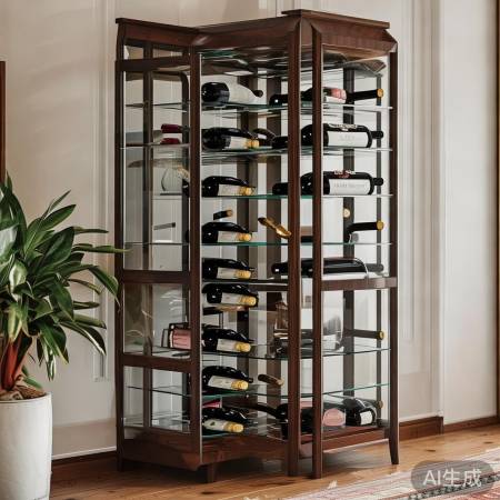 酒柜宽30cm起，高150cm