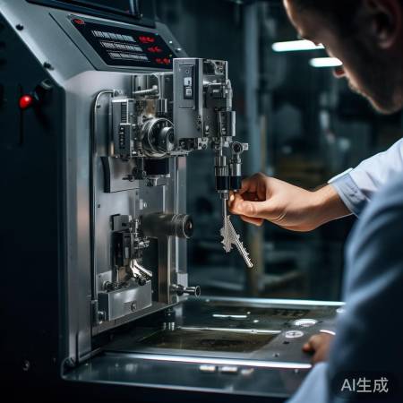 机械复制钥匙，轮廓读取加工。