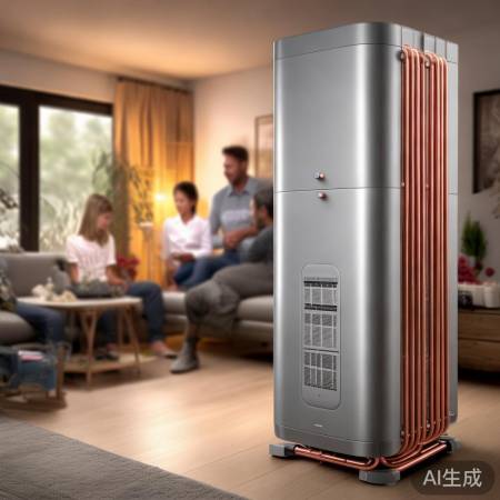 华帝空气能水铜管，节能舒适家居