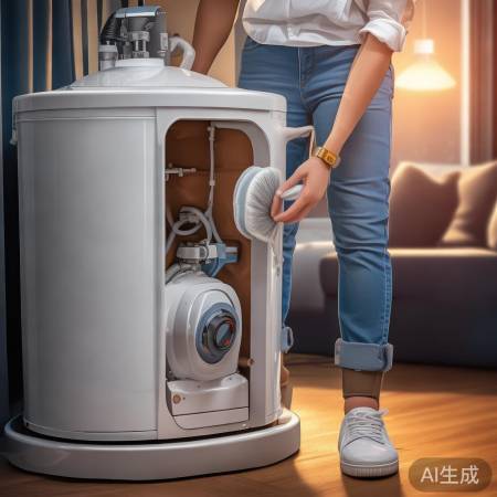 热水器除积碳：温水擦拭+专业清