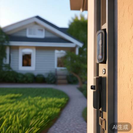 安装门铃报警，护家安全更安心。