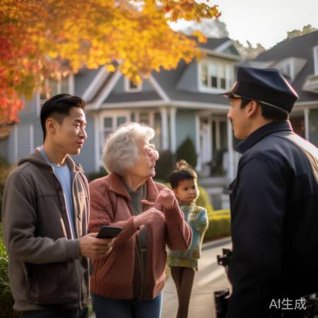 邻里守望，共守安全家园。