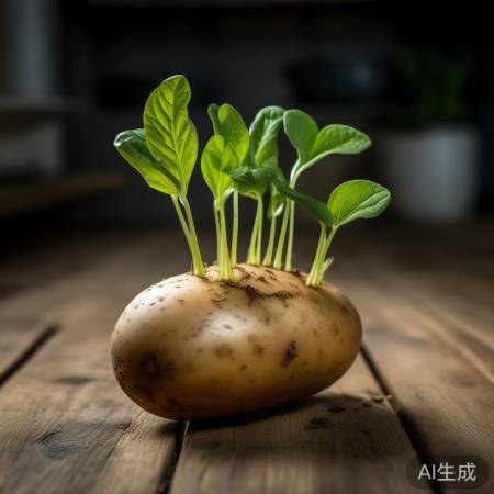 发芽土豆有毒，不宜食用。