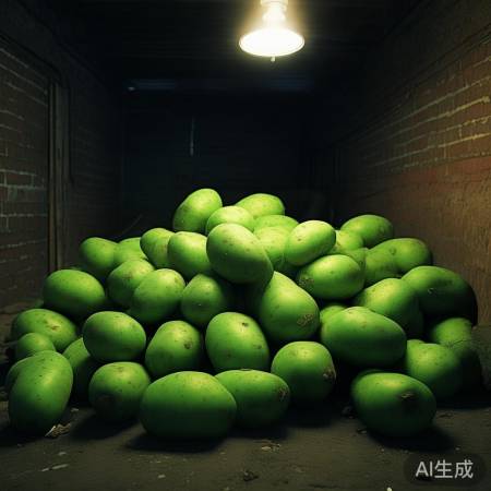 土豆变绿因叶绿素与龙葵素。