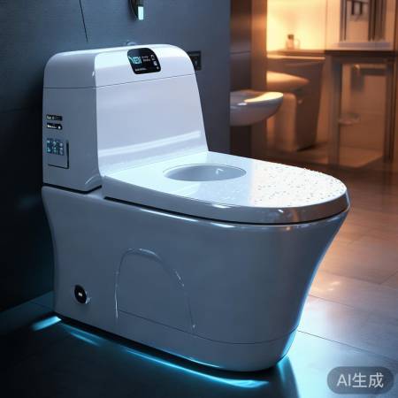 智能马桶，功能多，舒适升级。