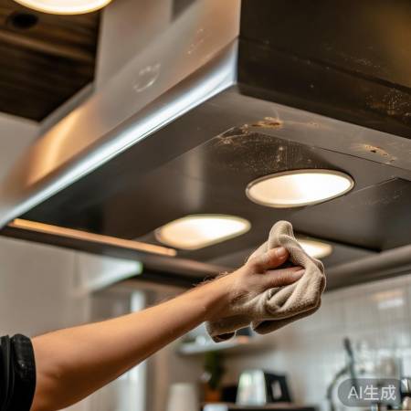 油烟机清洁，恢复顺畅启动