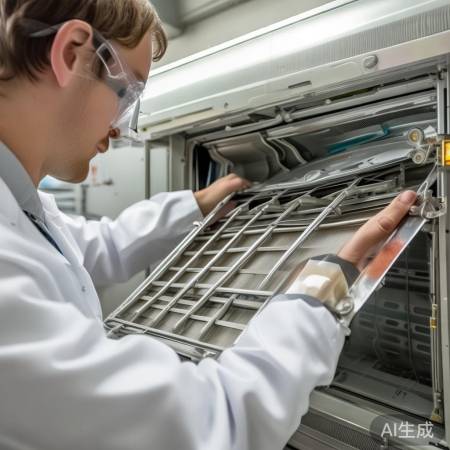 更换新滤芯,框对框固定牢