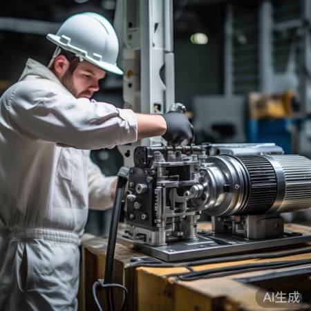 拆卸电机传动带，螺丝刀拧下螺丝