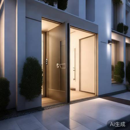 宁波东盛科技静音防盗门，小区首