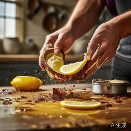 柠檬除锈，简单有效