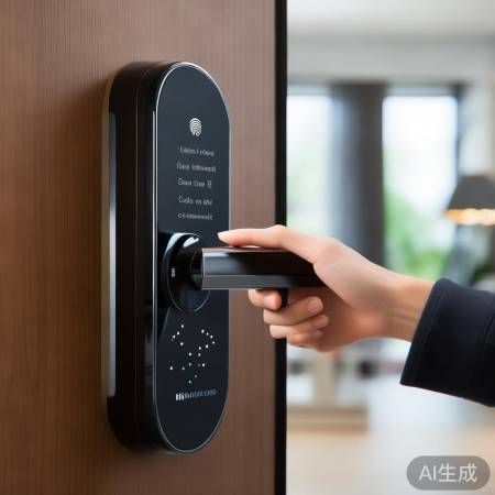 乐事指纹锁：双重保障，指纹+密