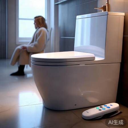 智能马桶遥控冲水暖人心