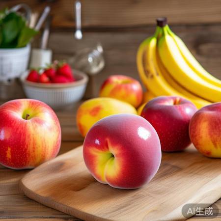 桃子不宜与苹果香蕉同放，易加速
