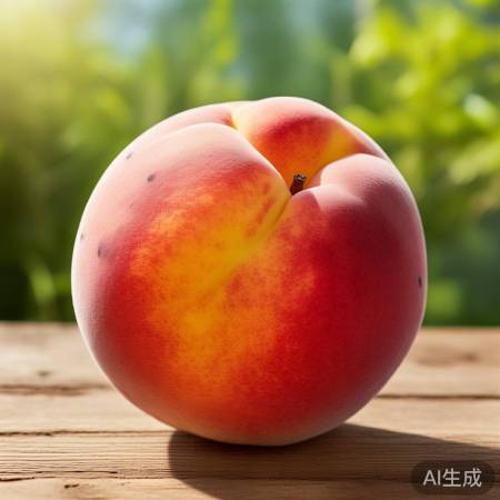 “桃子黑斑，成熟标志，放心享用