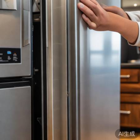 检查冰箱门密封，防泄漏保效。