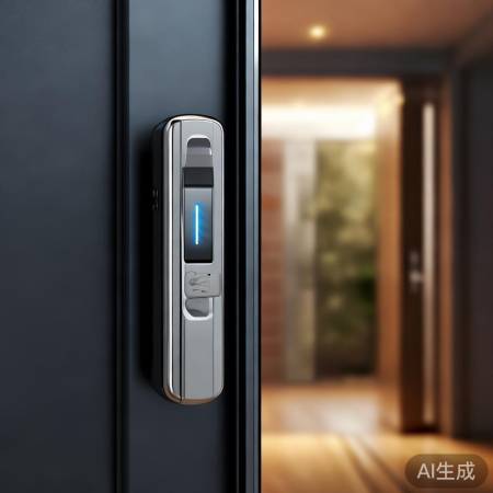 电池供电指纹锁工作原理