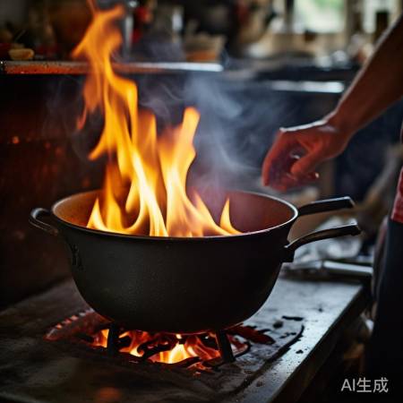 火苗观察调整火力