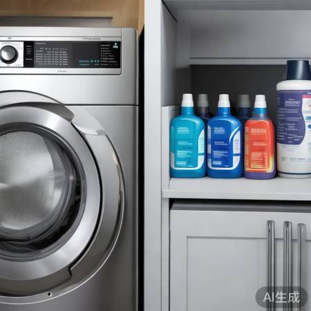 选洗衣机清洁剂,型号与无刺激并
