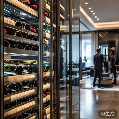 高端红酒柜,提升家居档次,聚会