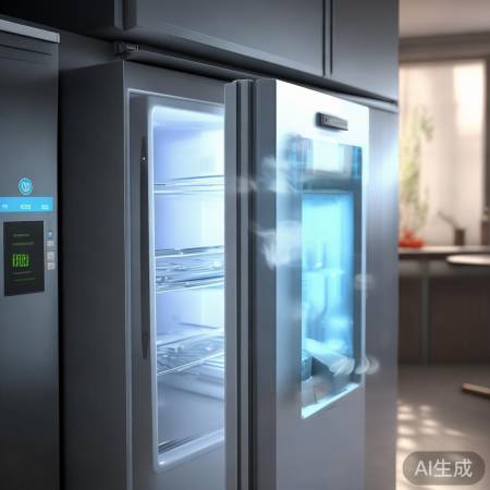 冰箱门未关严，显示温度偏低