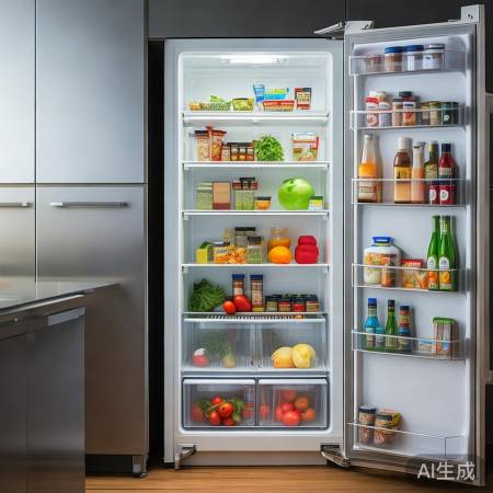 冰箱门巧收纳，调味零食一手拿