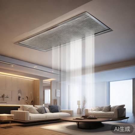 隐藏式风口，美观大方，安装注意