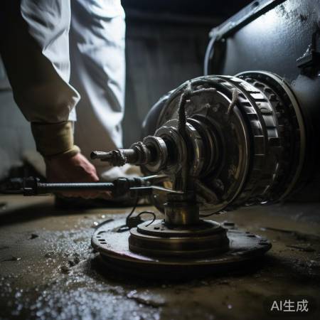 排水泵叶轮受阻，需检查并清理。