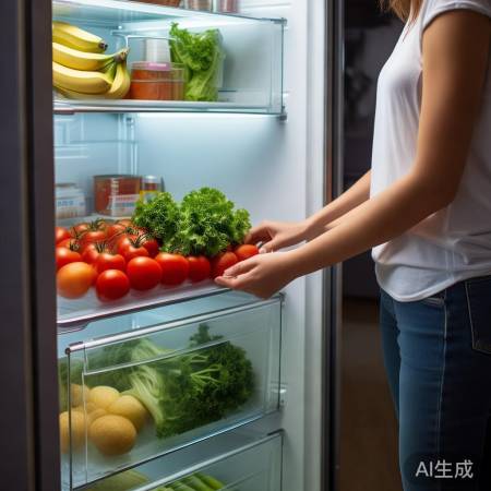 冰箱蔬果抽屉，定期清，保鲜又节