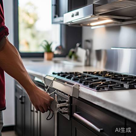 恢复电源，检查油烟机。