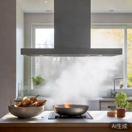 门装油烟机，排油高效，美观隐形