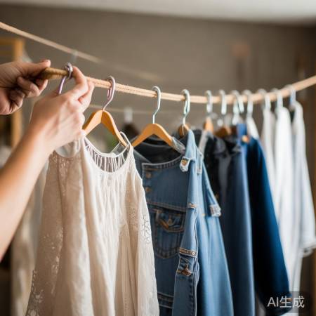 巧用夹钩，轻松取衣，安全便捷。