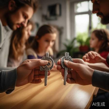 备钥匙备平安，锁坏不愁开。