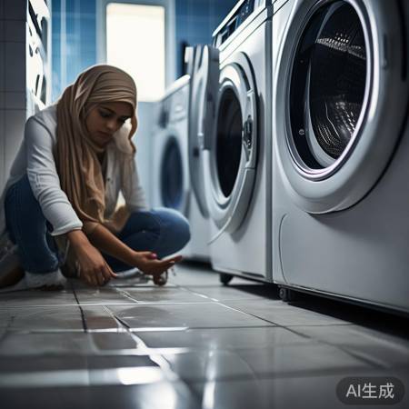 洗衣机排水管，定期检查保畅通。