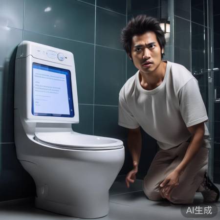 “误触马桶尴尬？速来学妙招！”