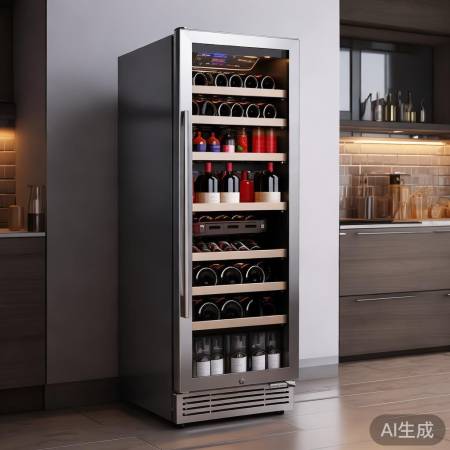 酒柜冰箱一体，夏饮冬酒，温控多