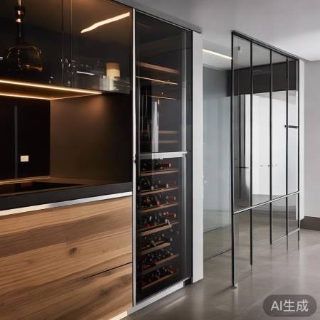 酒柜冰箱组合，风格随你选，温馨